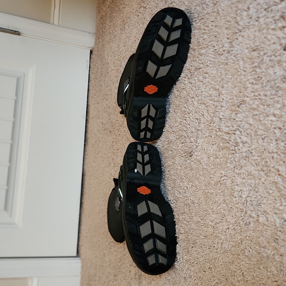 Authentic HARLEY- DAVIDSON MOTORCYCLE 11.5 Medium Black Men's Boots - Picture 4 of 7